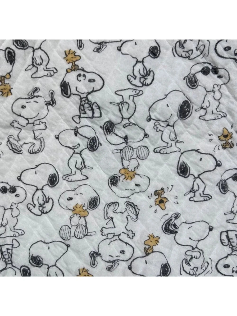 Peanuts Snoopy & Woodstock All Over Print Toddler 6-9 Months Overalls Romper Sof